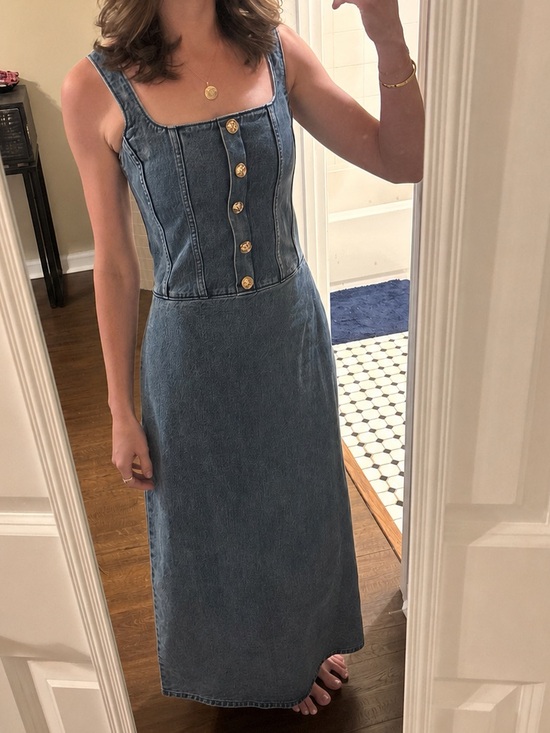 Show Me Your MuMu Dresses & Skirts - Show Me Your MuMu Denim Midi Dress